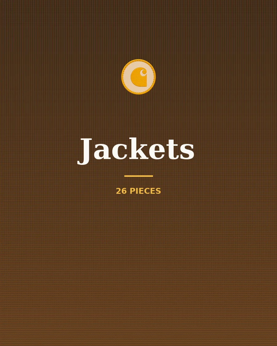 Vintage Carhartt Jackets — 26 pieces in stock