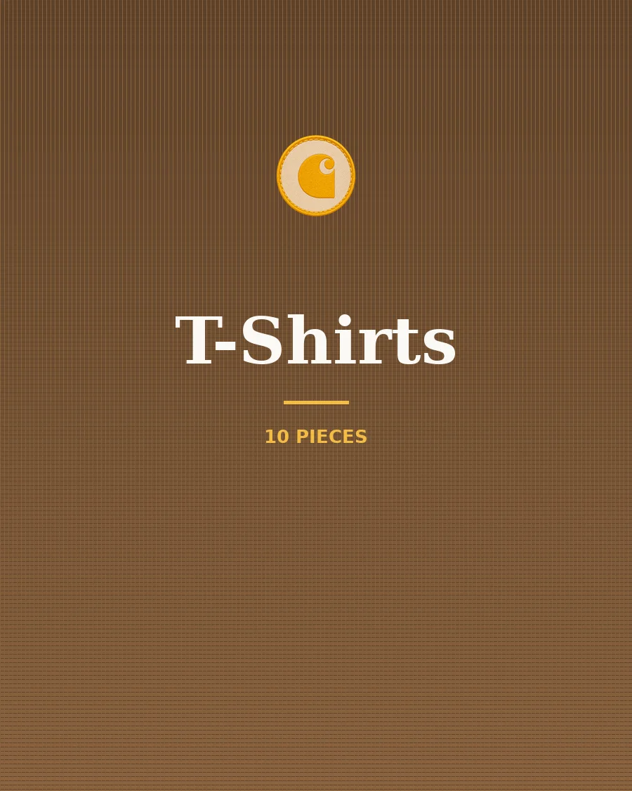 Vintage Carhartt T-Shirts — 10 pieces in stock