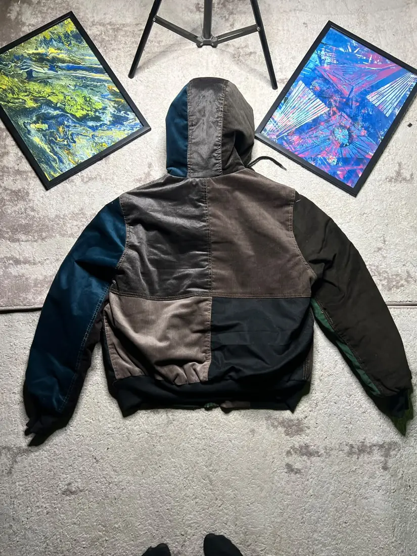 Vintage Carhartt Hooded Active Jacket — Dark Brown