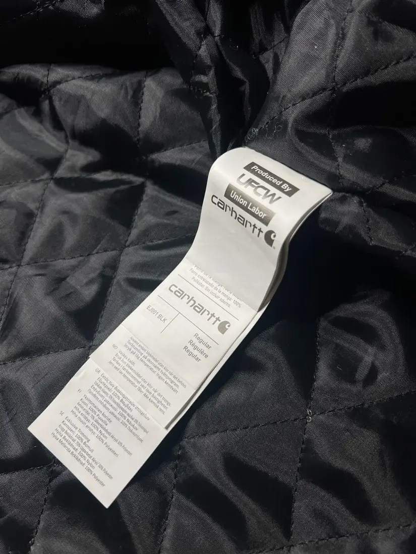 Vintage Carhartt Hooded Jacket — Steel Grey