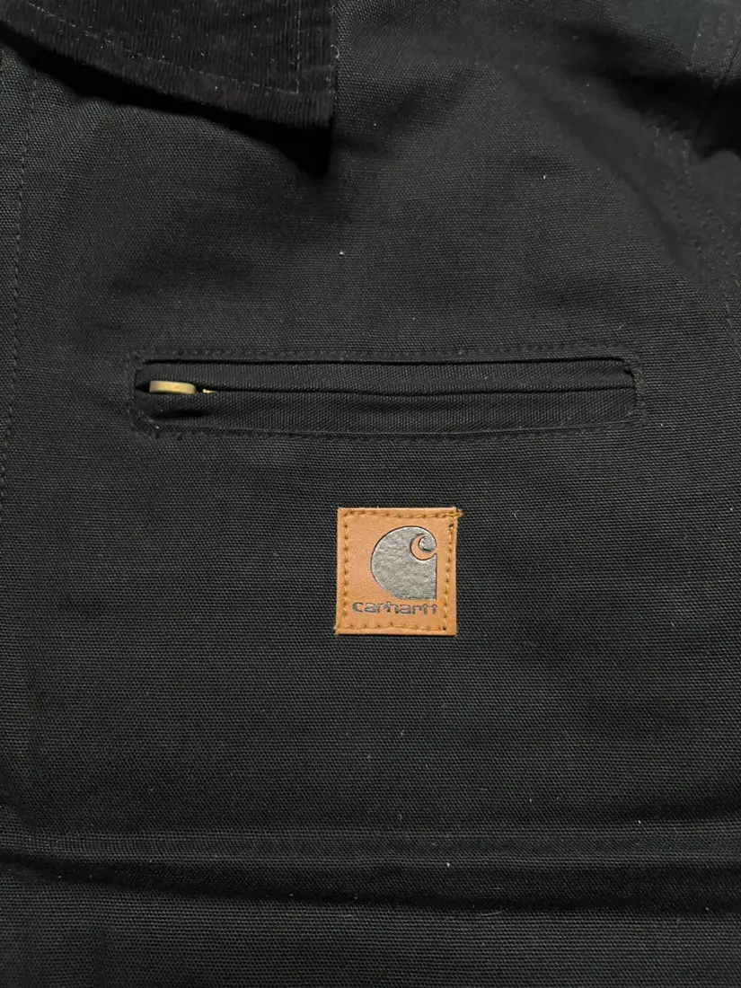 Vintage Carhartt Hooded Jacket — Moss Green (Slightly worn)