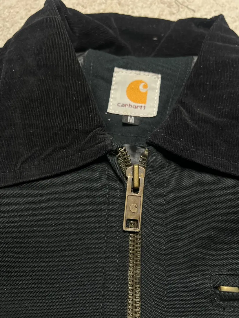 Vintage Carhartt Chore Jacket — Black