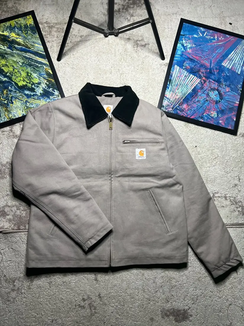Vintage Carhartt Chore Jacket — Black