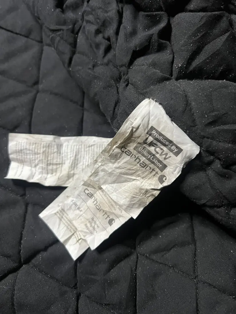 Vintage Carhartt Hooded Jacket — Washed Grey (Broken in)