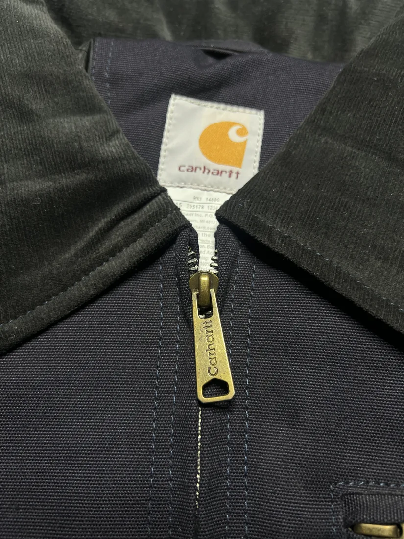 Reworked Vintage Carhartt Detroit Jacket — Navy