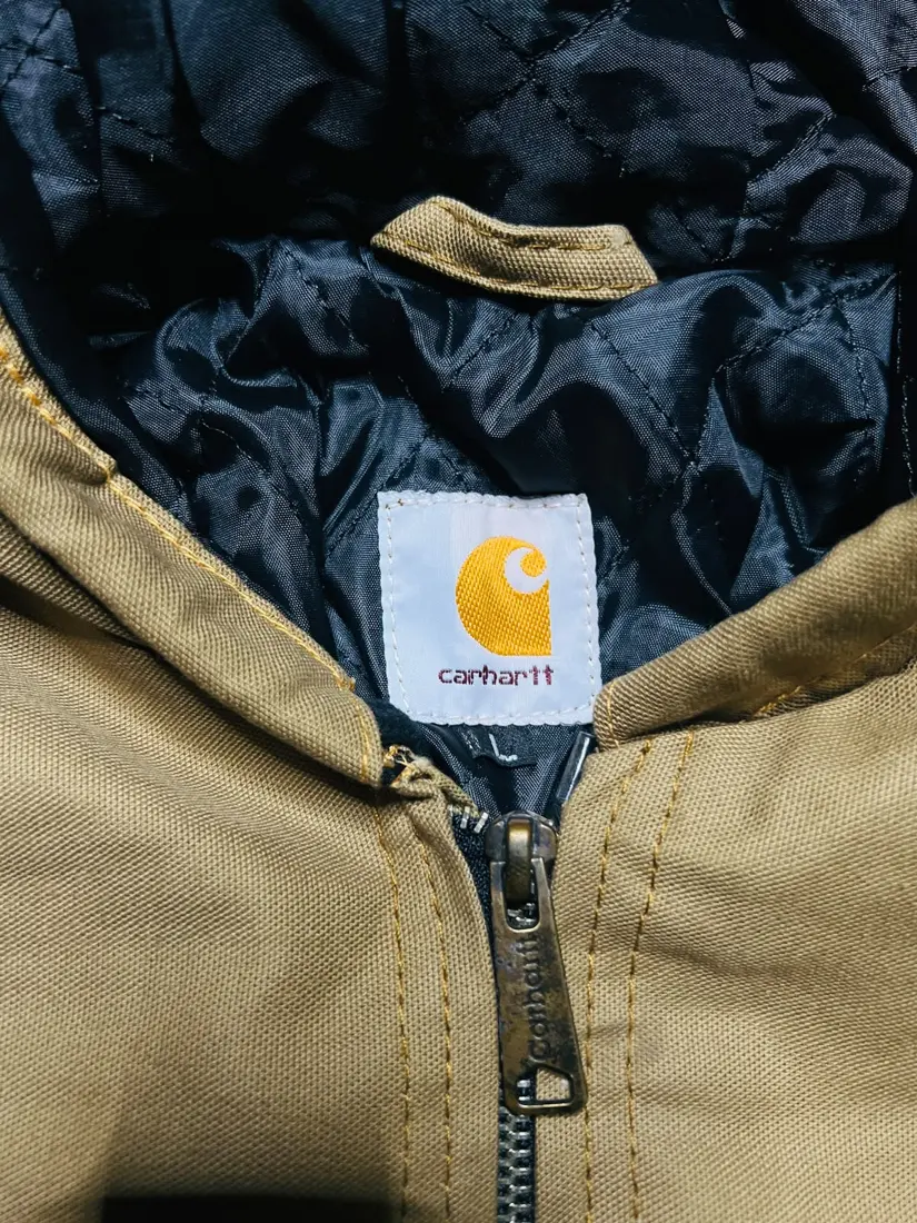 Vintage Carhartt Chore Jacket — Tan Duck