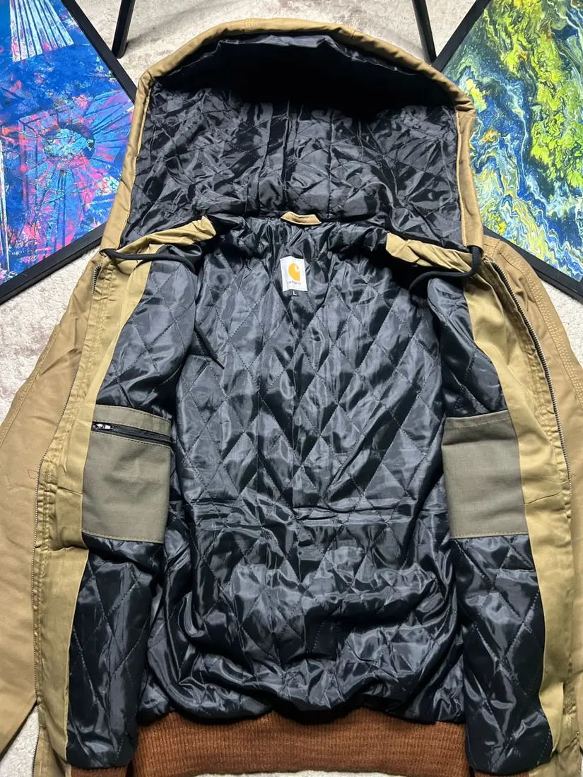 Vintage Carhartt Chore Jacket — Tan Duck