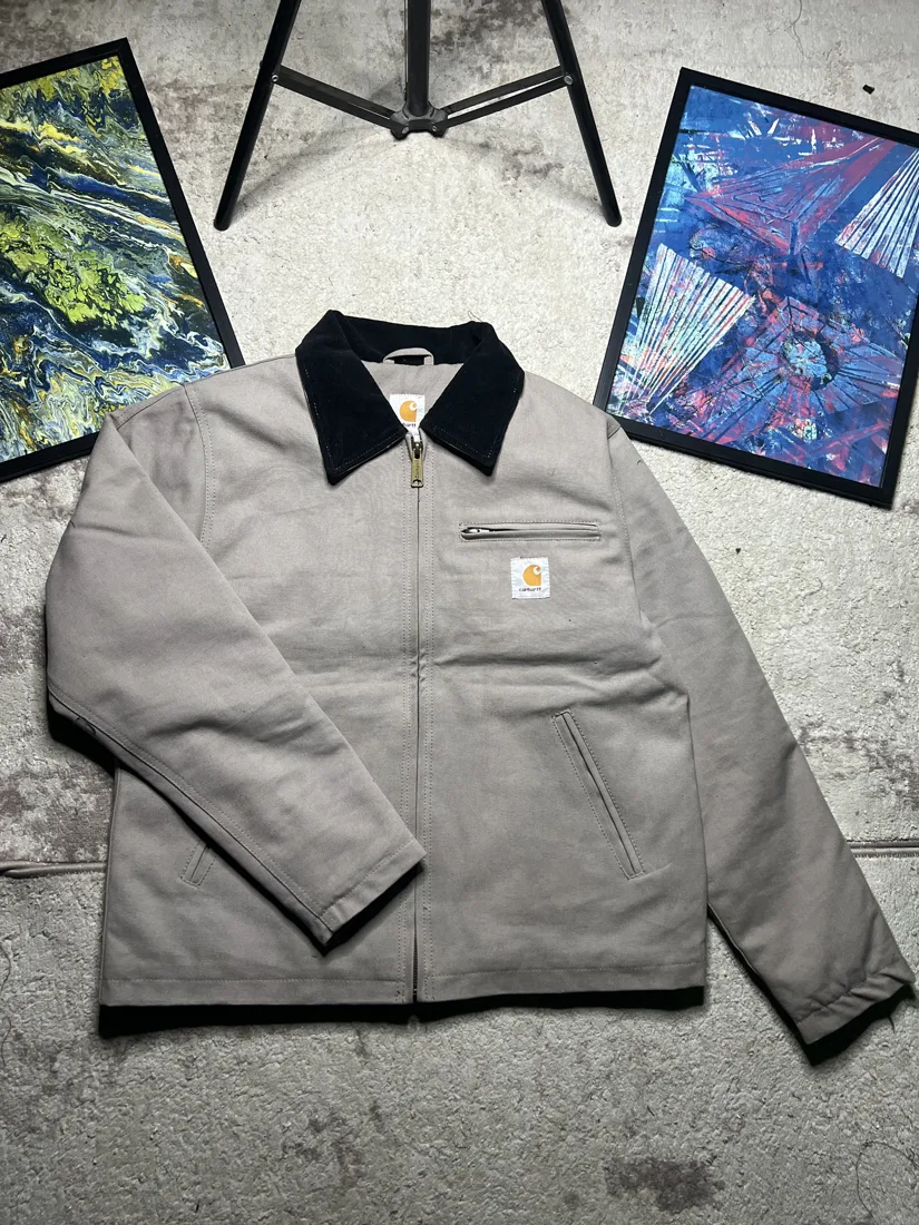 Reworked Vintage Carhartt Detroit Jacket — Grey