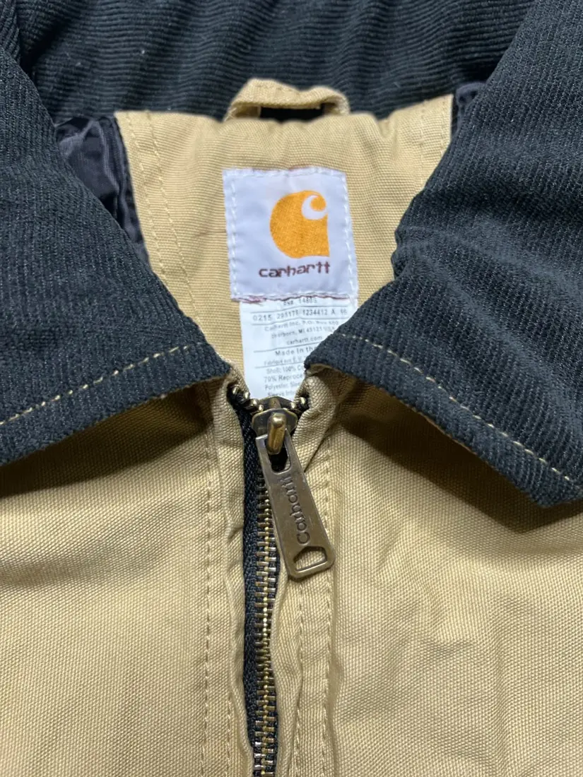 Vintage Carhartt Hooded Jacket — Stone