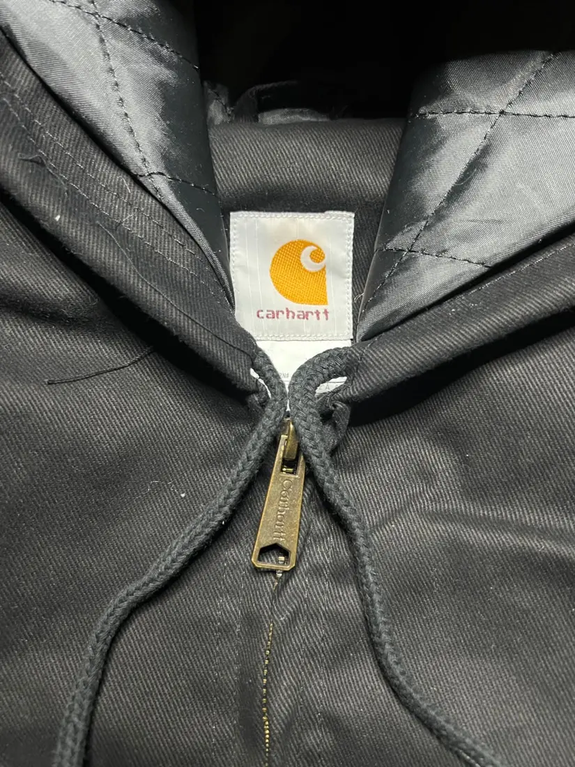 Vintage Carhartt Hooded Jacket — Black