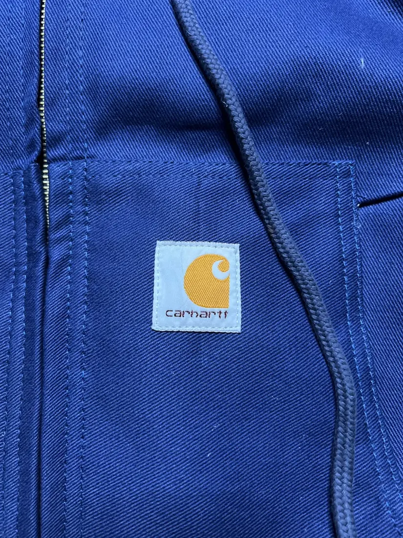 Vintage Carhartt Hooded Jacket — Washed Grey — CR22