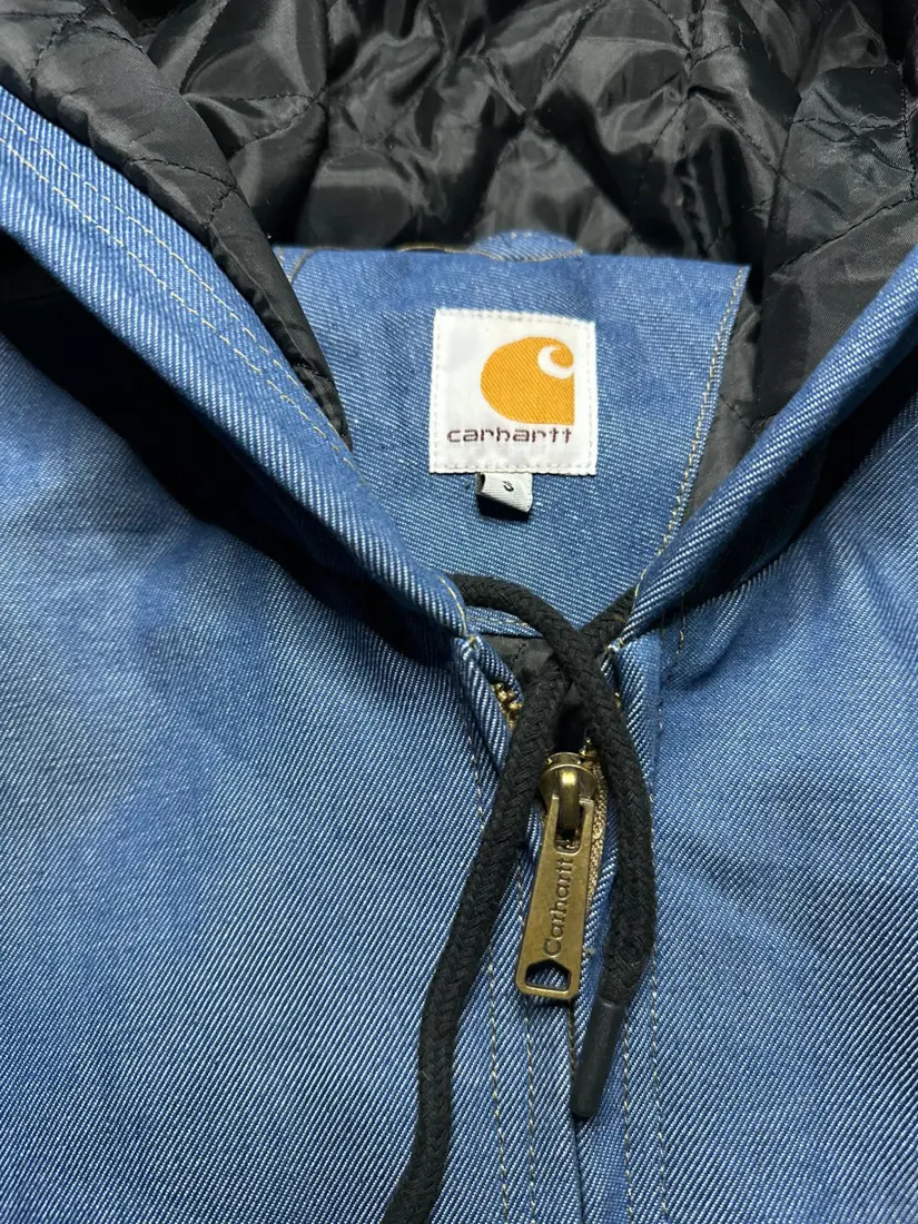 Vintage Carhartt Hooded Jacket — Brown Duck