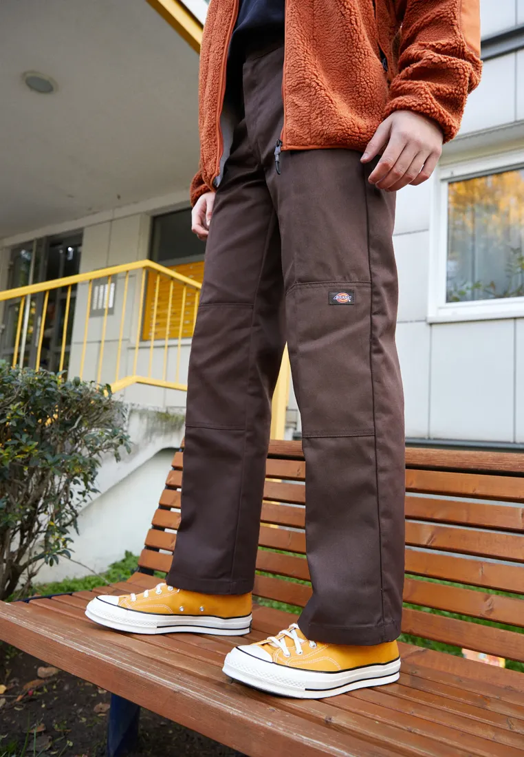 Vintage Carhartt Canvas Work Pants — Dark Brown — full view, slightly worn condition